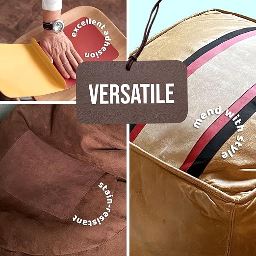 MastaPlasta Instant Upholstery Quality Self-Adhesive Repair Patch. XL Size - Black Suede - 11in x 8in / 28cmx20m. Easily Fix Couches, Car Seats, Bags & Other Suede, Leather and Velvet Items!