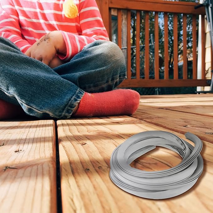 Kingdder Concrete Expansion Joint Filler Driveway Crack Filler Flexible EPDM Rubber Strip for Concrete Crack Repair Replacement Weather Aging Resistance Expansion Joint(3/4'' Wide, 15 ft Long)