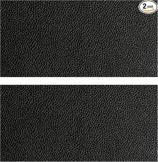 2 PCS Leather Repair Patch, 8 × 4 Inch Self-Adhesive Car Seat Repair Tape, Waterproof Leather Repair Kit, Universal for Car Seats, Couch, Sofas, Handbags, Jackets, Furniture (Black)