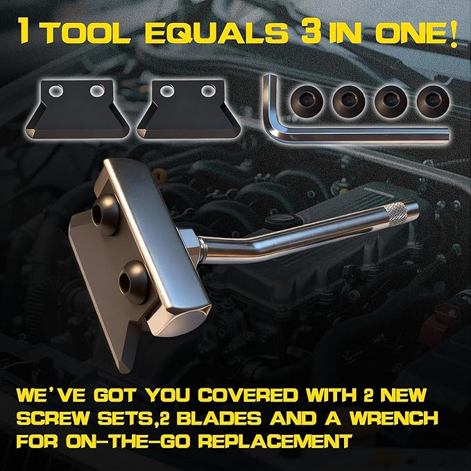 1-Pack Oil Pan Removal Tool & Gasket Separator – Engine Sealant Scraper for Most Cars, Trucks, SUVs – Professional Oil Pan Separator Tool for Easy Maintenance