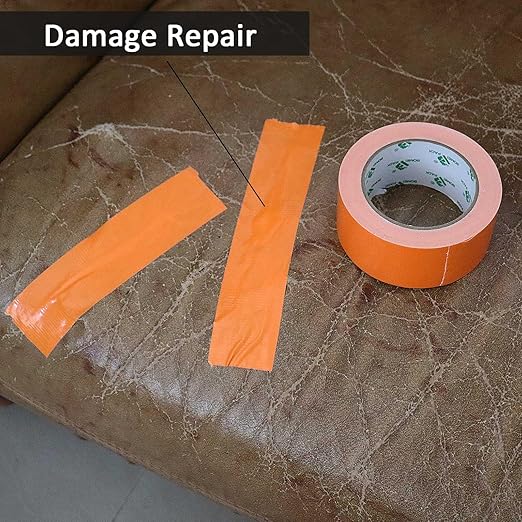 BOMEI PACK Duct Tape Orange, Heavy Duty Strong Industrial Color Duct Tape 9mil x 1.88inch x 30yds for Packing and Repairing