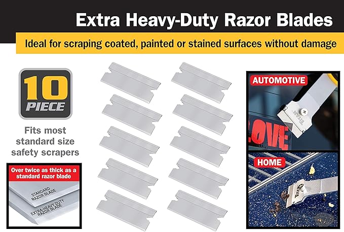 Titan 17008 Multi-Purpose Razor Scraper Set