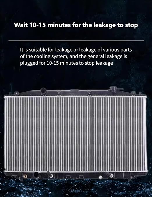Visbella Radiator Stop Leak Sealer Conditioner Radiator Repair Kit Car Heater Core, Freeze Plugs, Cooling System & Radiator Repair (Tube, pcs, 1)