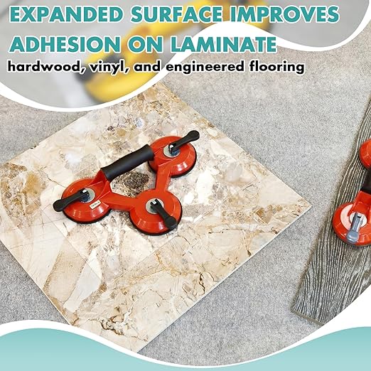 Novabright 12 Pack Floor Gap Fixer Tool Sticky Pads, Adhesive Replacements Sticky Pads for Laminate, Vinyl and Wood Floor Repairs, Strong Grip Fix Accessories