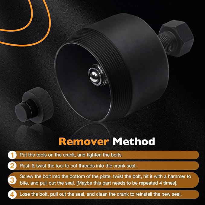 303-1510 Front Crankshaft Seal Remover Tool - Compatible with 2011-2021 Ford Super Duty F250 F350 F450 F550, 2016-2021 F650 F750 6.7L Power Stroke Diesel - Replaces# ST-152