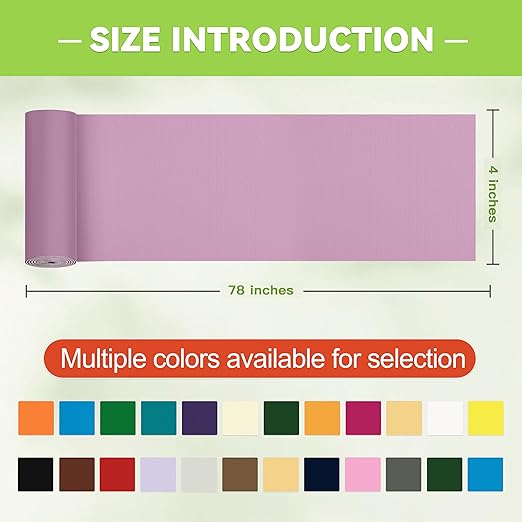TIANLDD 4x78in Waterproof Repair Tape for Boat Covers,Tents,Tarp,RV Awning，Fabric Repair Tape(Purple)