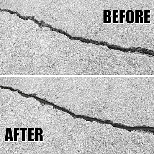 Backer Rod 1/4 Inch, EPDM Rubber Foam Caulk Saver 16.4' Black Weather Strip Seal for Concrete Joints, Wall Cracks, Driveway and Joint Fillers.