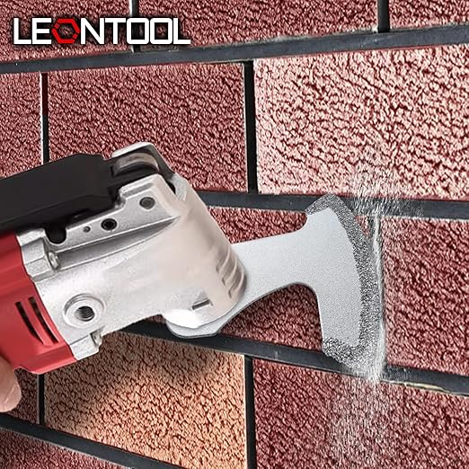 Diamond Grout Removal Blades, 3pcs, Silver, Diamond Material, Compatible with Concrete, Mortar, Grout