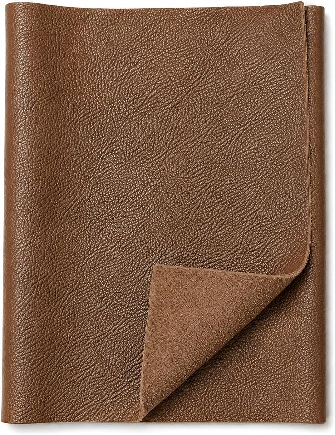 REED Leather HIDES - Cow Skins for Upholstery Crafts (20 Square Foot, Antique Brown)