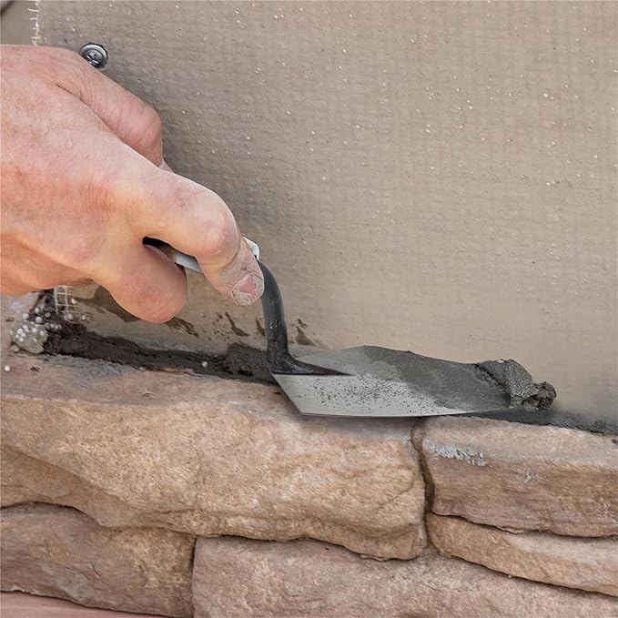 MARSHALLTOWN Pointing Trowel, 6 x 2 3/4 Inch Inch Blade, Philadelphia Pattern, Single Piece High Carbon Steel, Wooden Handle, Repair Mortar Joints, Masonry, Made in the USA, 45 6