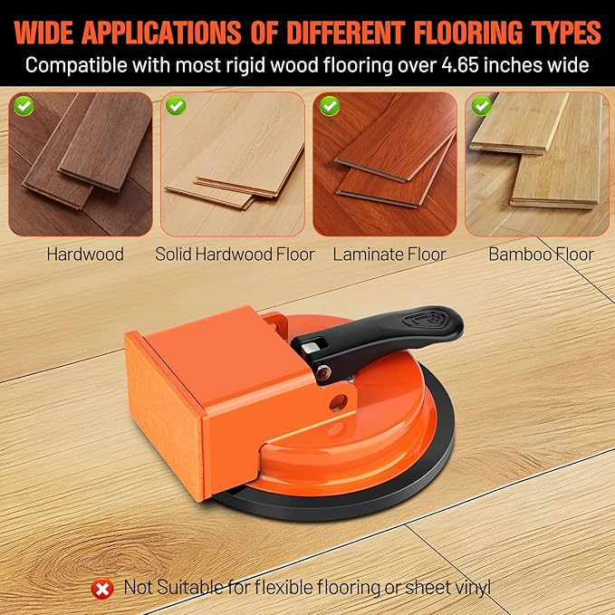 Floor Gap Fixer Tool, Suction Cup Tile Leveler, Heavy Duty Floor Gap Fixer, Tile Countertop Installation Tools for Wood, Tiles, Vinyl, Laminate Flooring