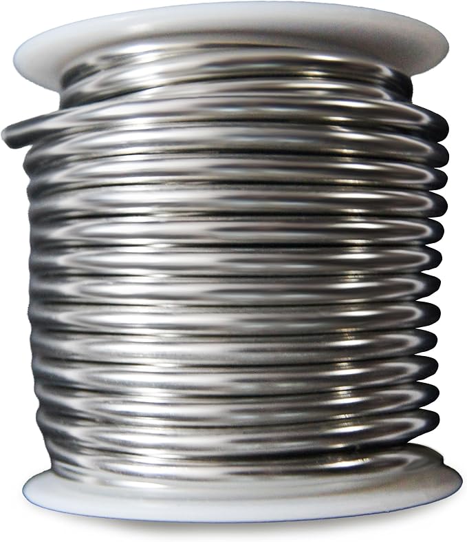 AIM Lead-Free Plumbing Solder, Silver Bearing, 0.125inch dia, 1 Lb Spool