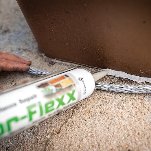 Mor-Flexx Textured Caulk, White,10.5 oz (Pack of 12)