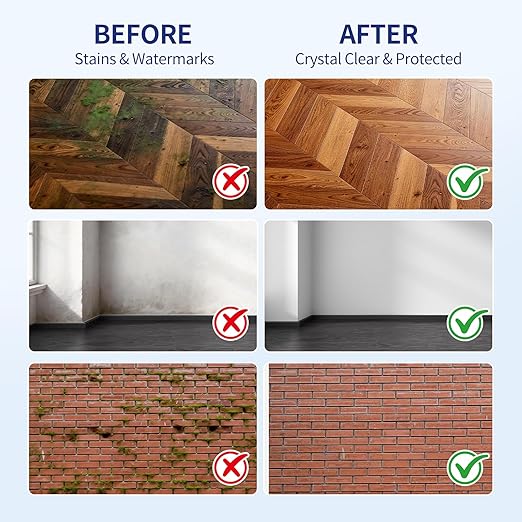 Transparent Waterproof Coating, WEBSTER 35 Oz Invisible Sealant,Transparent Leak Proof Coating for Roof, Wall, Bathroom, Window Sill, Indoor & Outdoor