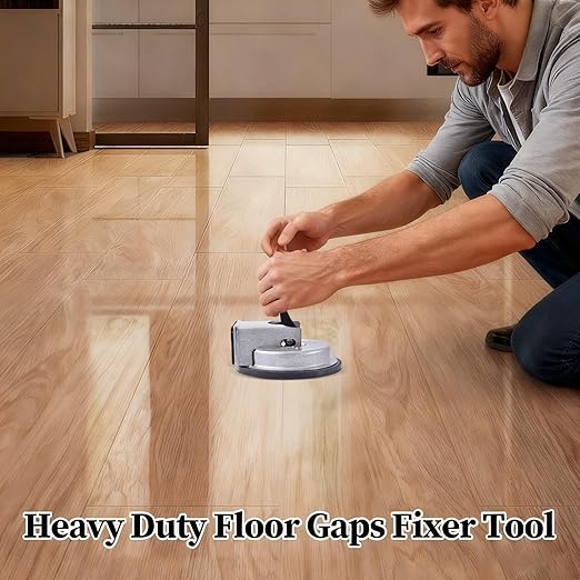 Laminate Floor Gaps Fixing Tool, Heavy Duty Suction Cup Closer Fixer, Vacuum Flooing Repair Gripper, High Performance Puller, for Tight Spaces Corners Hardwood Plank Wood Tile Deep Textures