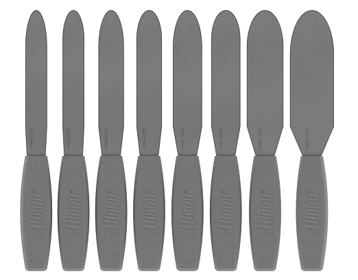 Albion Engineering 1058-G01 C.A.T. Spatula Set, Plastic, Pack of 8