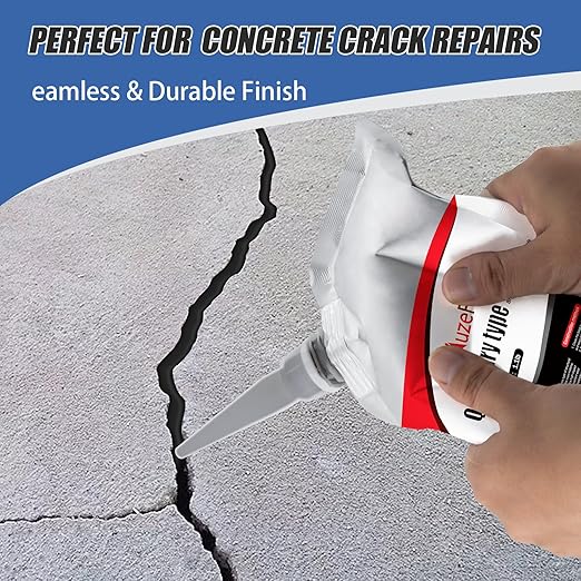 Asphalt Crack Filler, Crack Repair Sealant, Driveway Crack Sealer for Asphalt & Blacktop, Fast-Drying, Weather-Resistant, Easy to Apply Pavement Repair Sealant(2 Pcs,2.2LB)