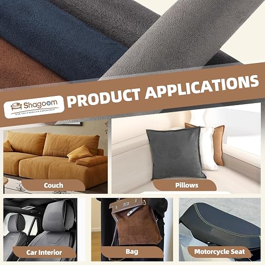 Suede Repair Patch, 17X79 Inch Fabric Large Repair Tape, Self-Adhesive Patches for Furniture, Sofa, Car Interior, Shoes, Hand Bag, Clothing (Dark Blue, 17X79 Inch)
