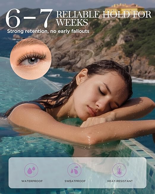 BEYELIAN Sensitive Eyelash Extension Glue 0.17fl.oz/5ml / 1Sec Drying Time/Retention – 6-7 Weeks/Black Adhesive/Professional Hypoallergenic Formaldehyde-Free Lash Extension Glue Supplies