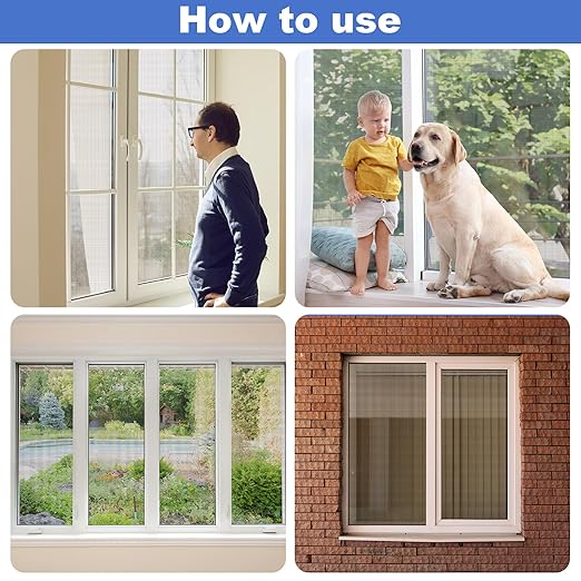 CroBlissful Extra Wide 12 inch x 20 ft Window Screen Tape Mesh Repair Strong Adhesive Waterproof Fiberglass Screen Repair Kit Patch for Window Door Tears Holes(Black)