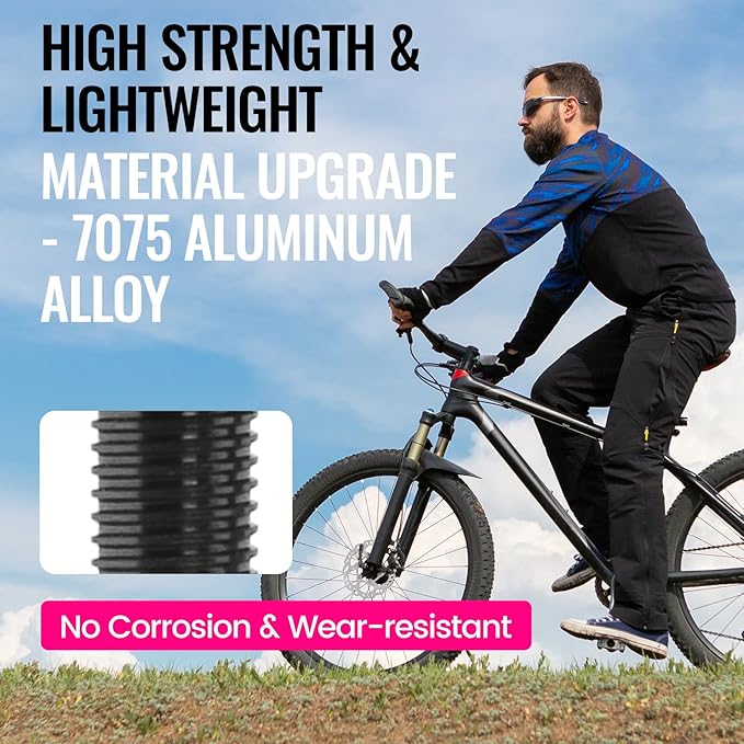 RideNow Tubeless Presta Valve Stems, 65mm Super Light 7075 Aluminum Alloy Presta Tubeless Valve Stem Kit with Valve Core Remover Tool and Valve Stem Caps, Multiple Color & Size(Pair), Titanium Gray