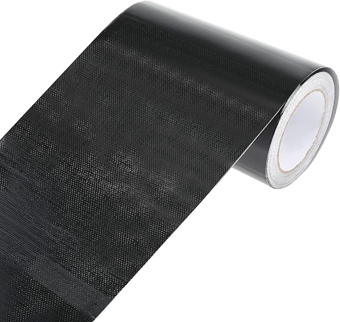 RealPlus 7.8" x 50' RV Underbelly Tape Waterproof Belly Tape with Permanent Sealing Adhesive for Camper Travel Trailer Mobile Home, Tear Repair Patch