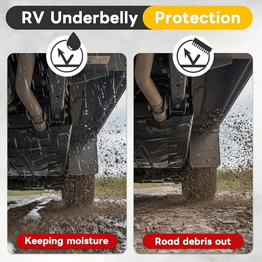 YINTTIAN 6 Inch RV Underbelly Tape, Heavy Duty Waterproof Heat-Resistant | Outdoor Repair Patch for Awning, Tarp, Sail and Boat Cover, Permanent Seam Tape for RV Camper Mobile Home