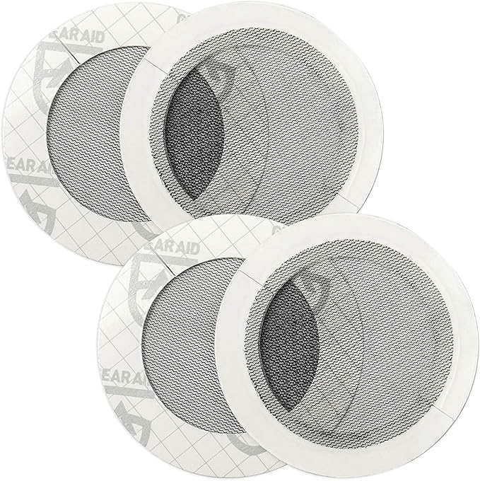 Gear AID Tenacious Tape Mesh Patches for Repairing Holes in Tents, Bug Screens, Mosquito Netting, No-See-ums and More, 3” Rounds