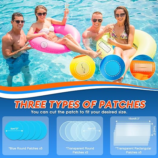 EPN Vinyl Cement, High Strength Vinyl Glue, Waterproof Pool Liner Repair Kit for Inflatables, Air Mattress, Swimming Ring, Tent, Bounce House, Inflatable Toys, Kayak