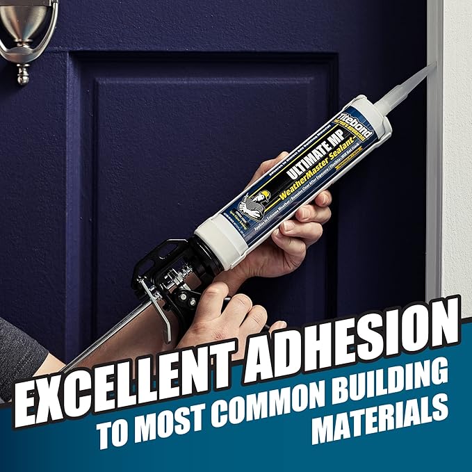 Titebond WeatherMaster Ultimate MP All-Weather Hybrid Sealant, Bronze – Multipurpose Exterior Caulk, Flexible, UV-Resistant, Seals Wood, PVC, Metal, Glass – 71071, 9.5 Oz. Cartridge