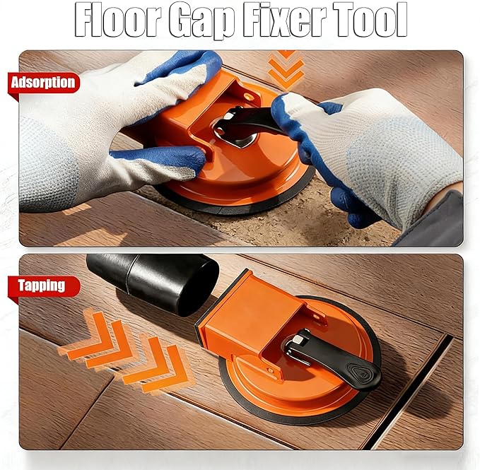 Floor Gap Fixer Tool, Heavy Duty Laminate Floor Suction Cup Repair Tool, for Vinyl Plank & Wood Floors, Gaps Puller for Loose Plank Gaps - Floors Repair Suction Tools