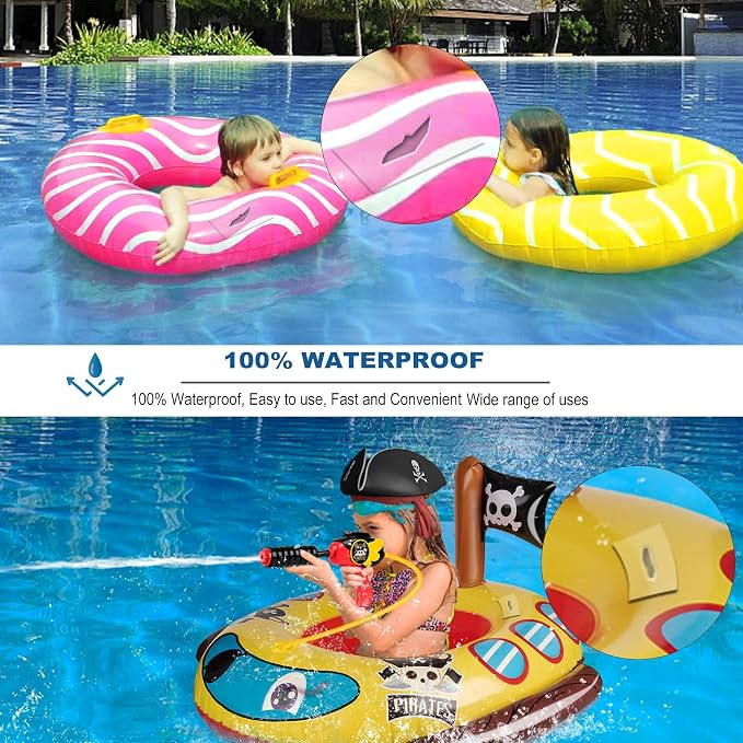 TPU Pool Patch Repair Kit for Air Mattress, Swimming Pool, Bounce House, Tent, Canvas, Canopy, Pool Floats, Tubes Air Bed and Inflatable Toys (3 in x 12 ft)