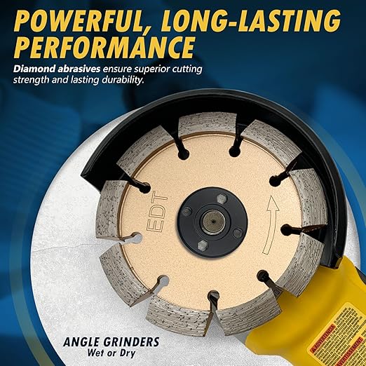 3.5" Crack Chaser Blade for Cured Concrete, Asphalt Repair or Joint Widen, Continuous Rim, 0.410" Width, 5/8"-11 Arbor