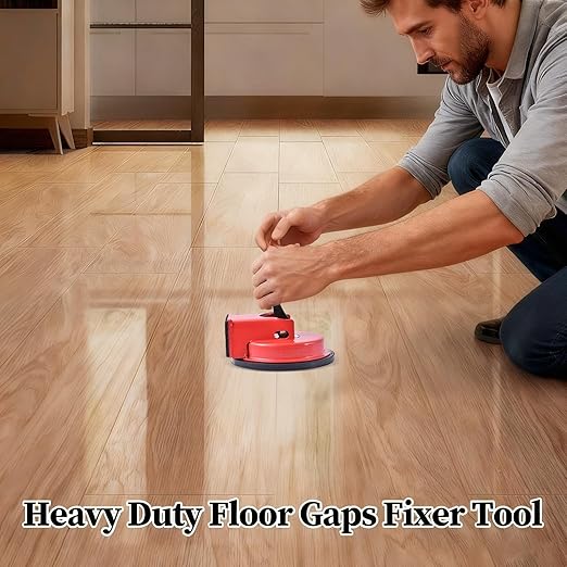 Laminate Floor Gaps Fixing Tool, Heavy Duty Suction Cup Closer Fixer, Vacuum Flooing Repair Gripper, High Performance Puller, for Tight Spaces Corners Hardwood Plank Wood Tile Deep Textures