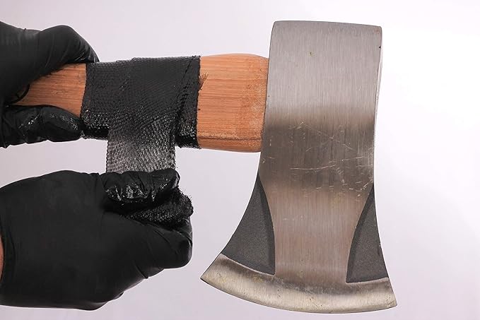 FiberWeld Permanent Repair Cast 2x36 Inch - High Strength Adhesive Fiberglass Wrap - Black, 38236