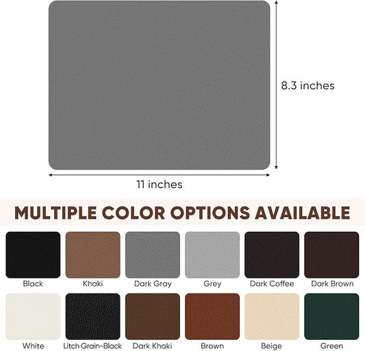 Leather Repair Patch Self Adhesive,8.3″ x 11″ Vinyl Patch Kit,Leather Repair Kit for Furniture,Car Seat,Couch,Office Chair.（Dark Gray）