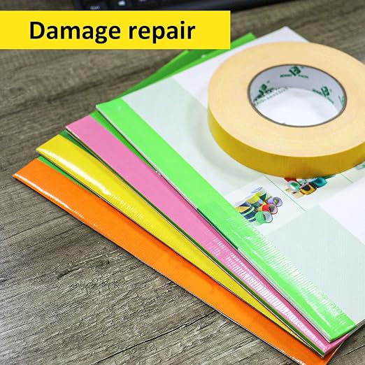 BOMEI PACK Heavy-Duty Duct Tape, 1 inch by 30-Yard,3-Pack, Great for General-Purpose Use, Home Repairing, DIY Work, Auto Repair & Outdoor Activities (Yellow)