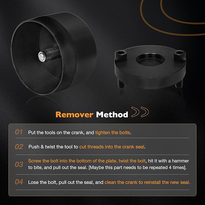 303-1513 Rear Crankshaft Seal Remover Tool - Compatible with 2011-2021 Ford Super Duty F250 F350 F450 F550, 2016-2021 F650 F750 Crankshaft Seals - Replaces# ST-148