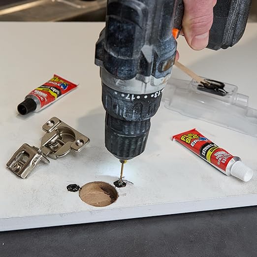 Flex Seal Epoxy, Extreme Liquid, Multi-Purpose, Durable, Permanent, Watertight, Long-Lasting Bond, for Automotive, Marine, Plumbing, Home, & Tool Repairs, Cures Black, 2 Tubes: 0.5 fl oz (14 mL) Each