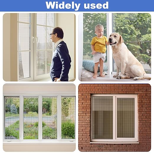 CroBlissful Extra Wide 10 Inch x 20 ft Window Screen Tape Mesh Repair Strong Adhesive Waterproof Fiberglass Screen Repair Kit Patch for Window Door Tears Holes(Gray)