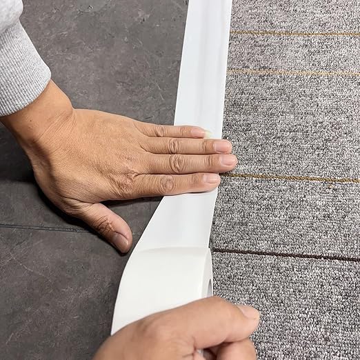 White Duct Tape Heavy Duty Waterproof, 2 Inches x 32 Yards, Strong, Durable, Easy-Tear by Hand, Residue-Free for Home Repairs, Fixed Carpet Edge, DIY Projects