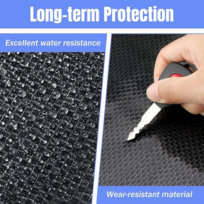 Frienda RV Underbelly Tape RV Underbelly Material Corrugated Waterproof Flex Mend Repair Belly Tape Thick Adhesive Patch Fabric Sealing for Camper Mobile Home Travel Trailer Repair(8 Inch x 50 Feet)