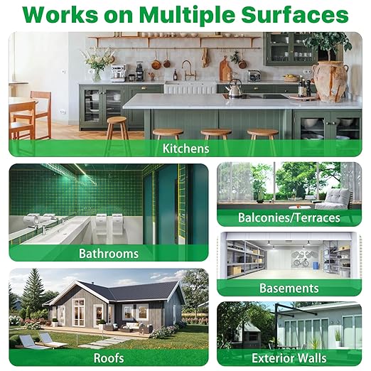 Transparent Waterproof Coating 35oz,Invisible Water-Proof Agent Transparent Repairing Leak Waterproof Sealant Roofs, Walls, Bathroom, Shower, Window Sills