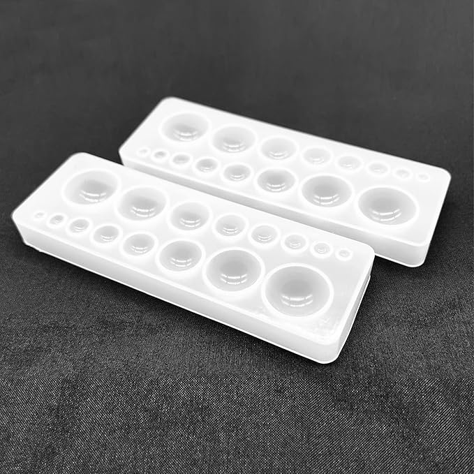 Yayatty Geometry Silicone Molds for Resin Casting, Cabochon Gem Silicone Molds Triangle Hexagon Mould for Resin Epoxy for Earring Pendant Necklace Jewelry Making