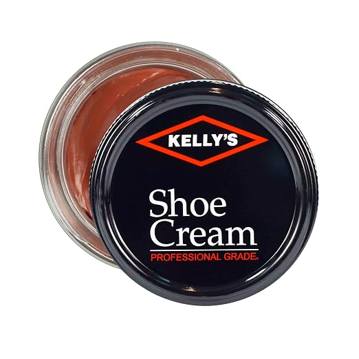 Kelly's London Tan Shoe Polish 1.5 oz - Professional Leather Shoe Cream