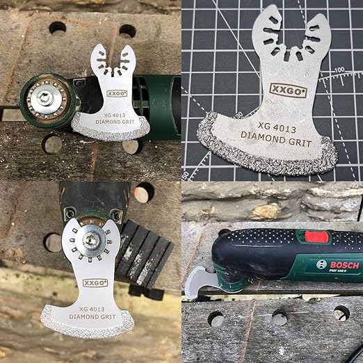 XXGO 20 Pcs Oscillating Tool Diamond Blade for Grout Removal XG8020S