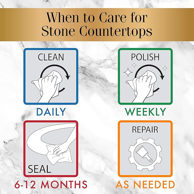 Stone Care International Granite Sealer and Protector - 24 Ounce - for Stone Countertop