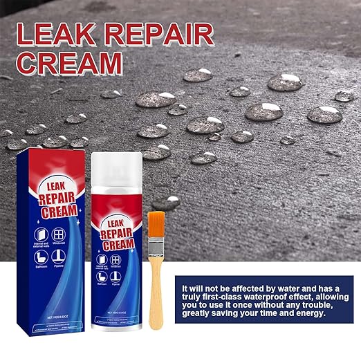 Waterproof Leak Repair Spray,Leak Repair Waterproof Sealant Spray,Patch & Seal Paint Sealant Cream for Roofs Pipes Crack (4PCS)