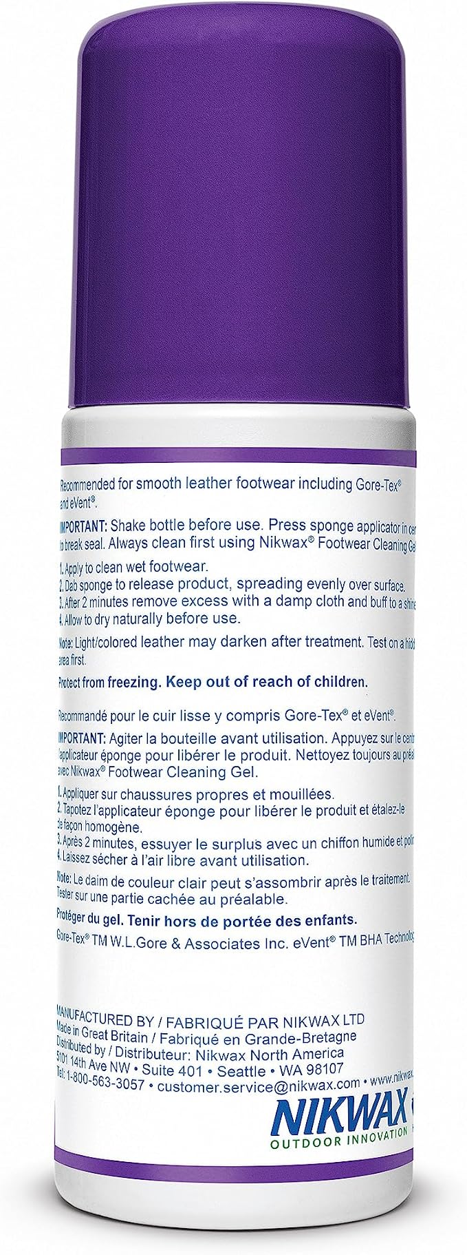 Nikwax Conditioner for Leather, Conditions, Restores, Revitalizes, Boot, Shoe and Footwear Care