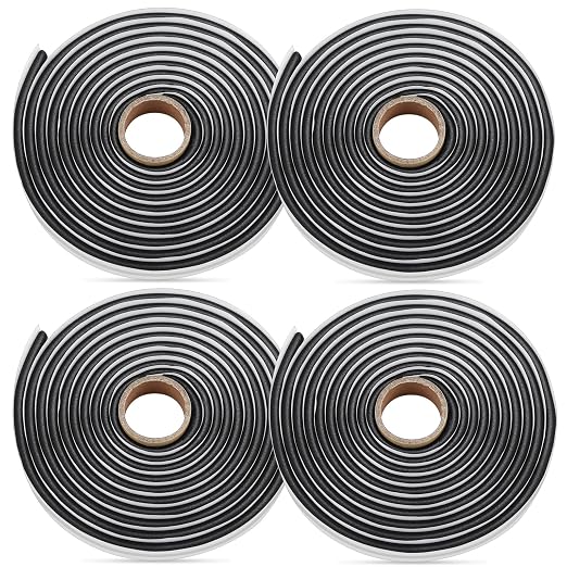 Butyl Sealant Tape, 13Ft Butyl Rubber Sealant Headlight Glue Sealant Rope for Automotive (Car, RV, Marine) for Installing Car Part, Windows, Doors and Windshield etc. 4 Pack